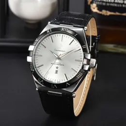 المصمم OM Watch Luxury EGA Mega Fashion Overlord Men's Prosing and Leisure Calendar Watches بكمية كبيرة عالية السعر متميزة من الجلد الأصلي