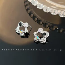 Stud Earrings Flower Fashionable Eye-catching Accessories Trendy Korean Style Express Your Personality Unique Design Womens