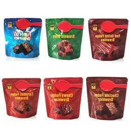 600 mg Chewy Trip Packaging Bags Chocolate Fudge Brownies Bites Mylar Packing Pack Package Bag Wholesale Ucmid