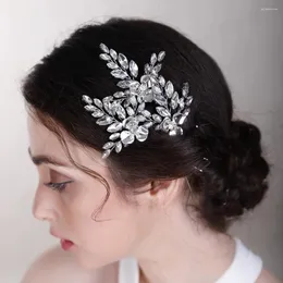 Headpieces Flower Bridal Hair Accessories Set Wedding Head Jewelry Rhinestone Hairpins Bridesmaide Pins Trendy Women Headdesses