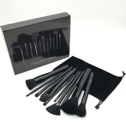 prezzo basso 11 pz/set Set di pennelli per trucco Crema per il viso Pennelli per fondotinta Power Set di pennelli per strumenti cosmetici di bellezza multiuso con scatola