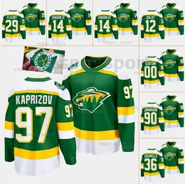 97 Kirill Kaprizov 2023-24 Alternatives Breakaway-Hockeytrikot Marc-Andre Fleury Jared Spurgeon Mats Zuccarello Pat Maroon Marcus Foligno Joel