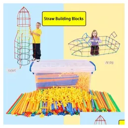 Блоки Блоки 3D Space St Сращивание Сборка и вставка здания для детского сада для создания креативных развивающих игрушек Drop Del Dhlnk