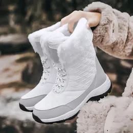 Boot's Boots Winter Plush Snow Outdoor Anti Slip Sneaker Warm and Waterproof Fashion Shoes Female 231115