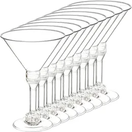 ワイングラス20pcs使い捨てウイスキーカップ透明な装飾的な透明なプラスチックマティーニカクテルパーティーバー用