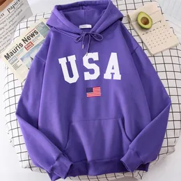 Women s Fur Faux Usa American Flag Patriotic Print Women Sweatshirt Harajuku Casual Hoody Fashion Loose Hoodie Autumn Vintage Warm Female Top 231116