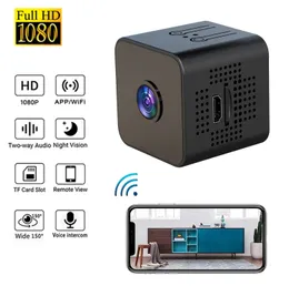 X1 mini câmera ip wifi 1080p hd visão noturna infravermelha câmeras de vigilância de detecção de movimento segurança em casa sem fio cam
