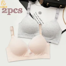 Maternity Intimates 2pcs Breastfeeding Bra Pregnancy Maternity Underwear Soutien Allaitement Nursing Bra Feeding Bras Clothes for Pregnant Women 230414