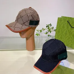 Fashion Ball Caps Designer Cool Cap Letter Grid Colourful Hats for Man Woman 2 Options