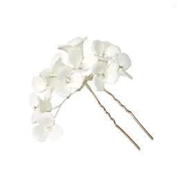 Fermagli per capelli Barrette Bastone stile cinese Bacchette lunghe nappe vintage con foglie di perle minimaliste Consegna a goccia Gioielli Gioielli per capelli Dhgke