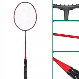 Raquete de badminton - Raquete de treinamento -11pro- Fibra de carbono ultraleve totalmente em carbono