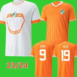 23 24 Cote D Ivoire National Team Soccer Jerseys Elfenbenskusten Drogba Kessie Zaha Cornet Men Homme Maillot de Foot Football Man Uniforms 2022 2023 2024 Kessie