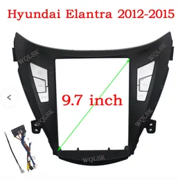 Bilram Fascia-adapter för Hyundai Elantra 2012-2015 Tesla Style Android Radio Dash Fitting Panel Kit