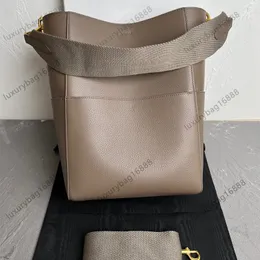 10a Sangle Buck Crossbody Bag Tote Buzağı Omuz Torbaları Kadınlar İçin Gerçek Deri Kova Çantası Yüksek Kaliteli Deri Çanta İşlemeli Lüks Kadın Tasarım Tote