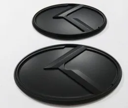 2PCS 새로운 3D 블랙 K 로고 배지 엠블럼 스티커 FIT KIA OPTIMA K5 2012018 CAR EMBLEMS7590704