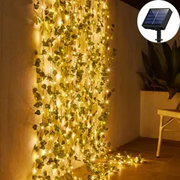 Decorazioni da giardino Luci solari Fata Foglia d'acero 1052M Ghirlanda esterna impermeabile Lampada solare per la decorazione del giardino Forniture per feste di matrimonio 231115