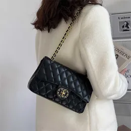 Väska 26% rabatt designer handväska xiaoxiangfeng lingge kedja kvinnors singel axel messenger väska liten temperament hög känsla stor kapacitet underarmsäck