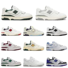 Trainer New 550 Designer Scarpe casual Uomo Donna Bianco Verde Grigio Evergreen Argento Shadow Balance Cream Nero Blu Unc Bb550 Navy Rich Paul Designer di marca Sneakers