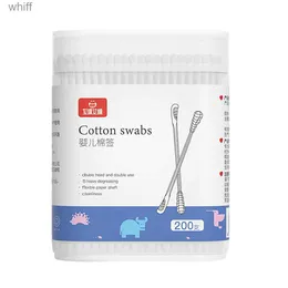 Cotton Swab 1 Box Disposable Cotton Stick Double-end Cotton Swab Baby Ear Wax Cleaner Buds VaapesL231116