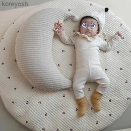 Poduszki nowonarodzone poduszka do karmienia piersią do nowonarodzonej poduszki dziecięcej poduszka do łóżka Księżycowa bawełniana poduszka pielęgniarska