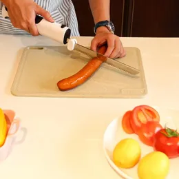 1pc Knife, Bread Knife, Multi-Purpose Portable Bread Knife, Barbecue Tool, Cordless Electric BBQ Tool, Turkey Cutter, Vegetable Knife, Electric Knife With Dinner Fork