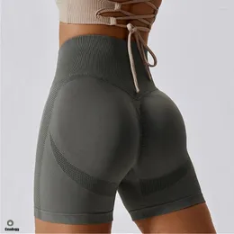 Aktive Shorts 2023 Weibliche Nahtlose Hohe Taille Push-Up Scrunch Sport Yoga Frauen Radfahren Jogging Fitness Gym Leggings Workout Hose