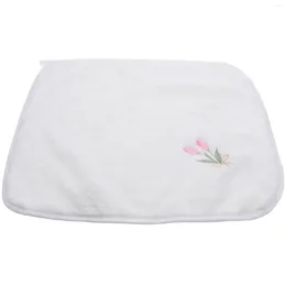 Gift Wrap Kitchen Hand Towels Quick Dry Wedding Wipe Fiber Tulip Embroidered Handkerchief Bride