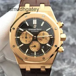 AP Swiss Luksus Watch Royal Oak Series Męski zegarek 26331or Dial z datą wyświetlacz i funkcję czasu 41 mm Automatyczne mechaniczne zegarek 19 Kompletny zestaw