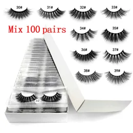 FALSE EYGRASS 5D 8D MINK LASSES BURD POCHOTYALE 22-25mm Mink Eyelashes Box Package Makeup Messy Fluffy False Eyelashes Box Package Supplies 230925