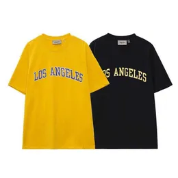ESS TEES Футболки роскошная дизайнерская одежда для модной одежды Fog Fears of God Essen Los Angeles La Эксклюзивная футболка с коротким рукава