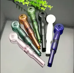 Fumar tubo mini nargunah bongs de vidro colorido em forma de meta