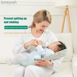 Pillows Upgrade Baby Breastfeeding Pillows Anti-spit Milk Nursing Pillow Newborn Carrier Feeding Bed Hug Artifact Infant Waist CushionL231116