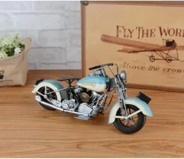 Modello di motocicletta in metallo pressofuso in stile vintage classico, collezione di regali personalizzati e decorazioni originali di grandi dimensioni9203952
