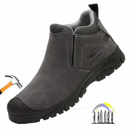 Sapatos de segurança anti-esmagamento sapatos de segurança anti-facada para homens sapatos de trabalho de soldagem de construção sapatos indestrutíveis resistentes ao desgaste sapatos de trabalho ao ar livre 231116