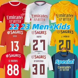 Novo 2022 2023 Benfica G. Ramos Soccer Jerseys Rafa Enzo #13 Seferovic J.Weigl Nereres 23 Home Away Away Futebol Shirt