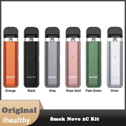 Комплект SMOK Novo 2C, аккумулятор емкостью 800 мАч с 2 мл Novo 2X Meshed, 0,8 Ом, MTL Empty Pod, испаритель для электронных сигарет