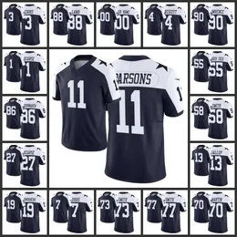 Dallas''cowboys''Men 13 Michael Gallup 4 Dak Prescott 88 Ceedee Lamb 11 Micah Parsons 90 Demarcus Lawrence Kadın Gençlik Özel Donanma Buharı F.U.S.E. Sınırlı Jersey