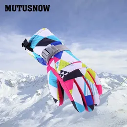 Rękawiczki narciarskie Kobiety Rękawiczki narciarskie mogą dotknąć ekranu snowboardowego motocyklowy motocykl motocyklowy Rękawice zimowe wodoodporne ciepłe marki ZLN231116
