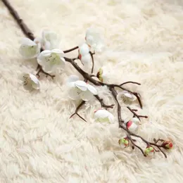 Decorative Flowers Artificial Plum Blossoms Branch Fake For Home Vase Decor DIY Wedding Christmas Decoration Ornaments 2023