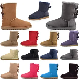 Mulheres Designer Clássico Ultra Mini Botas Bota de Neve Plataforma Curto Preto Pele De Carneiro Areia Semente De Mostarda Bege Australian Winter Ankle Augglies Ugboots