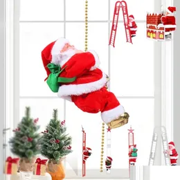 Christmas Decorations Christmas Decorations Electric Climbing Ladder Santa Claus On Ornament Tree Party Home Decoration Drop Delivery Dhalw
