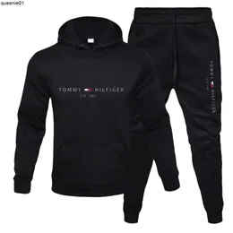 Tracksuits Designer Sports Suit Original Quality Casual Thickened Sweater Printing Two Set Hooded Sportswear Men's Wear