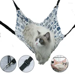 猫のベッドペットハンモック温かいかわいい吊りげたげっ歯類の猫用コットンマウントハンモックハムスターペット用品