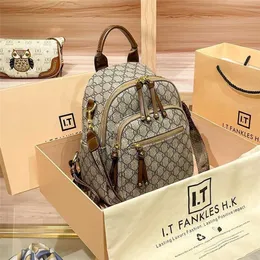 Bag 22% OFF Designer handbag Hong Kong purchasing agent genuine leather backpack New fashion High quality large capacity travel bag Backpack for women