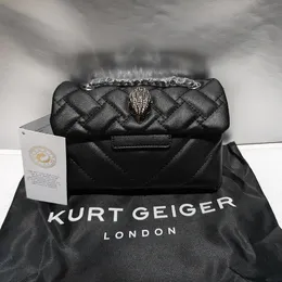 Avondtassen Kurt G Mini Gewatteerd Eagle Metaal Dames Luxe Designer Schoudertas Hoge kwaliteit Borduren PU-leer Dames Cross Body 231115