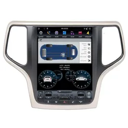 Jeep Grand Cherokee 2014-2018 vertical Tesla Screen Car Multimedia Player Stereo GPS Navig HvweのフリーシッピングAndroid 9 CarPlay DSP