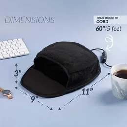 Aquecedores de espaço permanecem aquecidos em sua mesa com mouse pad aquecido por USB Aquecedores de mão Design plug and play conveniente, perfeito para uso doméstico e no escritório YQ231116