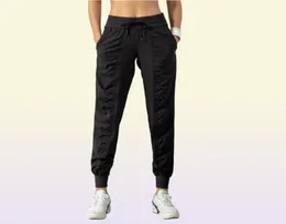 Yoga Kıyafetler Tasarımcı Uzun Pantolon Kadın Spor Çalışma Hizalama Yoga Açık Gym Cepleri İnce Fit lu Swardpants Pant Jogger Pantolon7326365