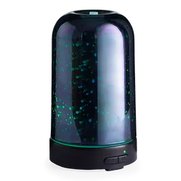 100 ml ultrasone essentiële olie diffuser Galaxy Black Glass