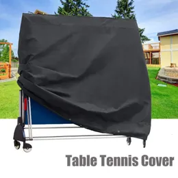 غلاف الغبار في الهواء الطلق مقاوم للماء Ping Pong Table Black Premium 210d Oxford Fabric Protection for All Weather 231116